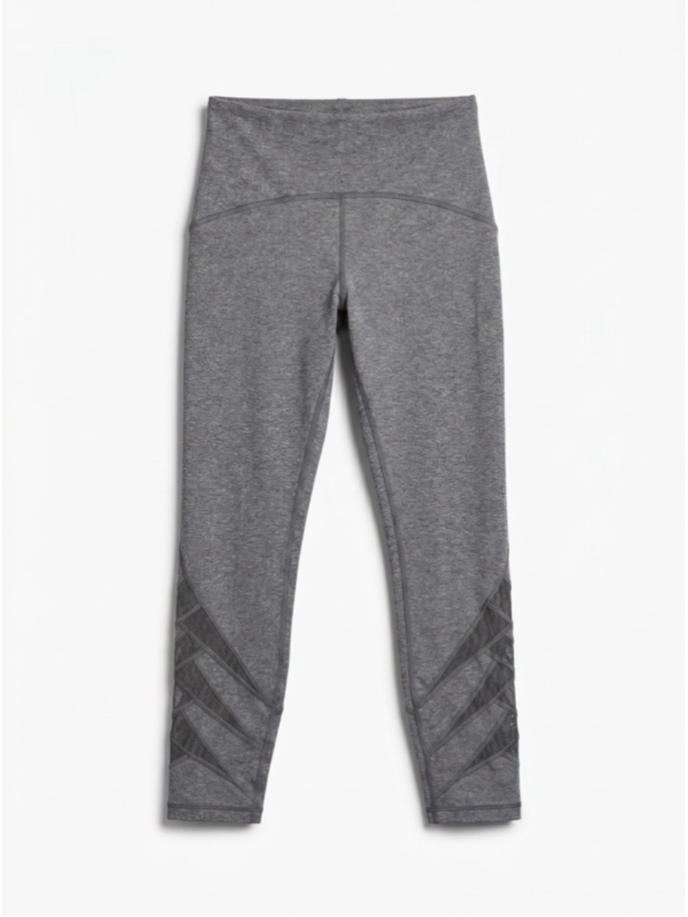 LULULEMON Motionful 25" Heathered Black Leggings, Athletic Pants, Sz 6